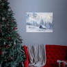 FAMILY POUND - Tablou cu LED - peisaj de iarnă, 38 x 48 cm